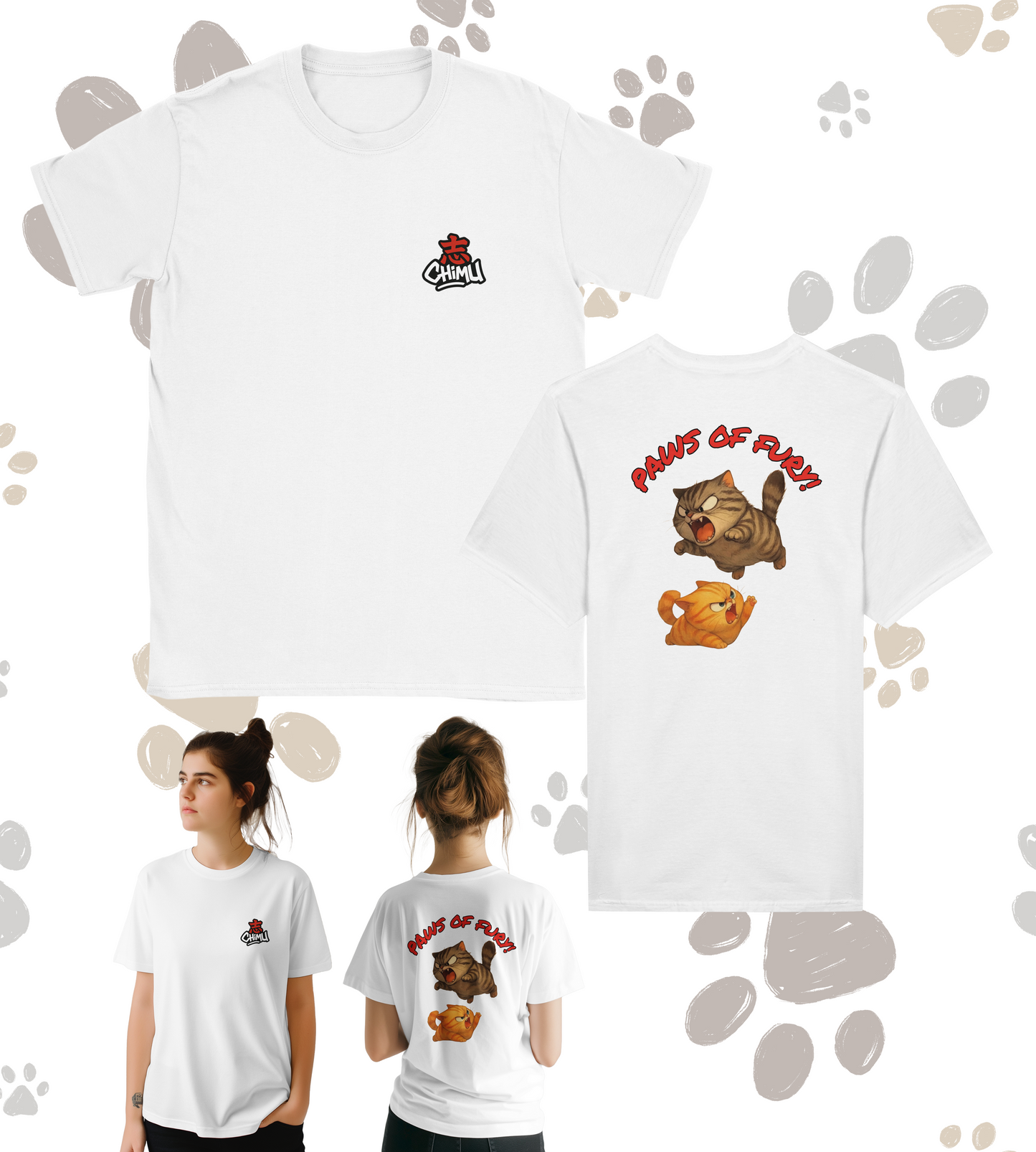 Paws of Fury T-Shirt Chimu Original